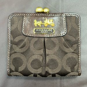 Coach Signature Print Wallet